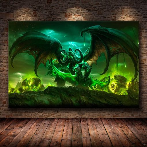 The World of Warcraft Game Wall Art Printed on Canvas - Image 19