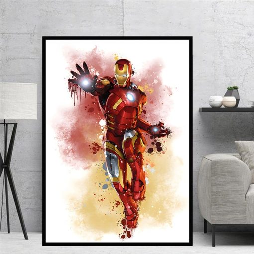 Marvel Avengers Artworks Printed on Canvas - Image 2