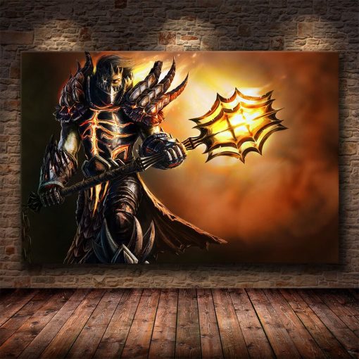 The World of Warcraft Game Wall Art Printed on Canvas - Image 22