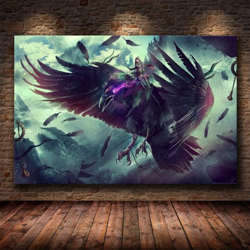 The World of Warcraft Game Wall Art Printed on Canvas - Image 11