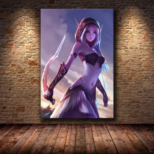 The World of Warcraft Game Wall Art Printed on Canvas - Image 4