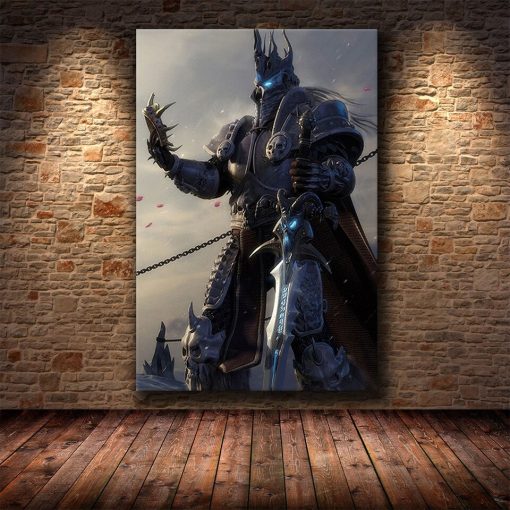 The World of Warcraft Game Wall Art Printed on Canvas - Image 9