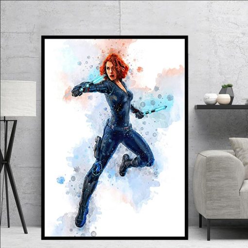 Marvel Avengers Artworks Printed on Canvas - Image 6