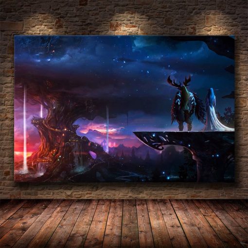 The World of Warcraft Game Wall Art Printed on Canvas - Image 8