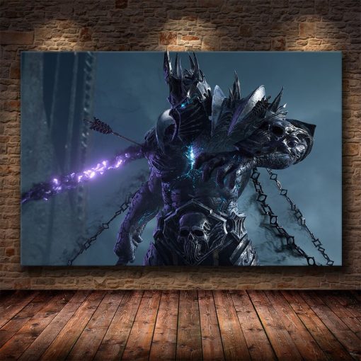 The World of Warcraft Game Wall Art Printed on Canvas - Image 28