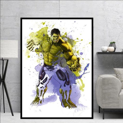 Marvel Avengers Artworks Printed on Canvas - Image 20