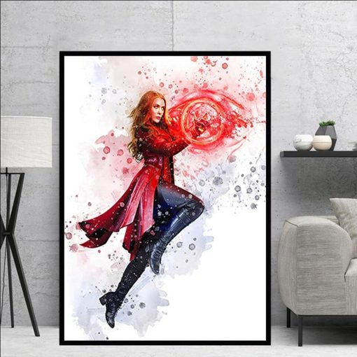 Marvel Avengers Artworks Printed on Canvas - Image 5