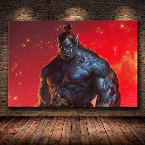 The World of Warcraft Game Wall Art Printed on Canvas - Image 20