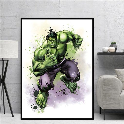 Marvel Avengers Artworks Printed on Canvas - Image 19