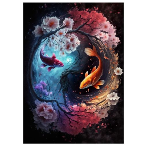 Cool Yin & Yang Artworks Printed on Canvas - Image 11