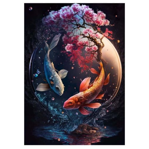 Cool Yin & Yang Artworks Printed on Canvas - Image 12