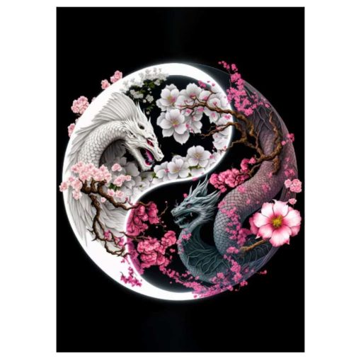 Cool Yin & Yang Artworks Printed on Canvas - Image 13