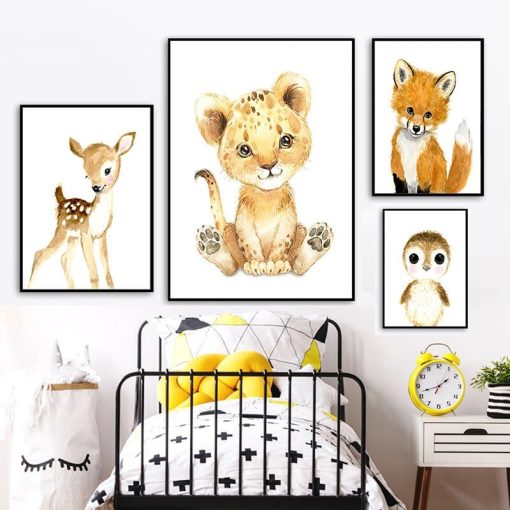 Animal Paintings For Kids Printed on Canvas - Image 15