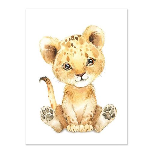 Animal Paintings For Kids Printed on Canvas - Image 5