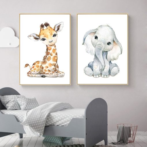 Animal Paintings For Kids Printed on Canvas - Image 14