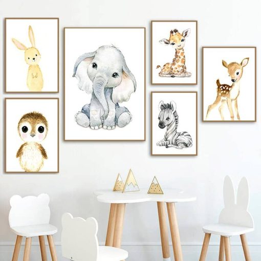 Animal Paintings For Kids Printed on Canvas - Image 13