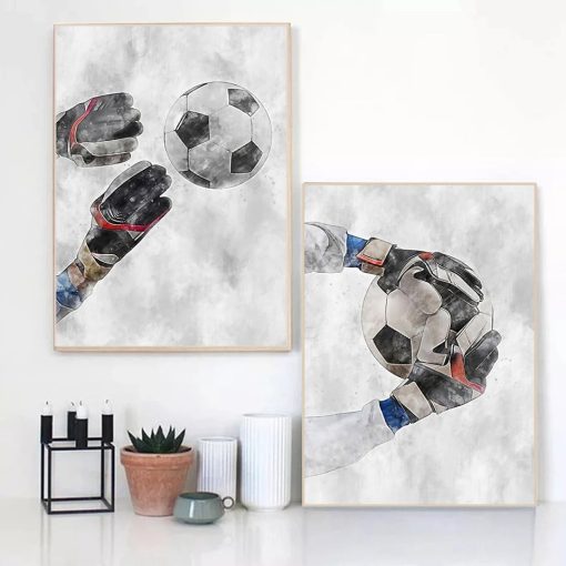 Cool Football Image Artwork Printed on Canvas - Image 15