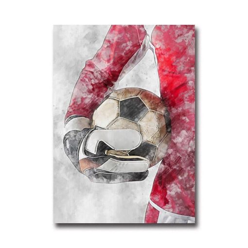 Cool Football Image Artwork Printed on Canvas - Image 13