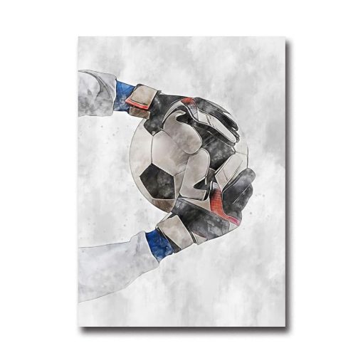 Cool Football Image Artwork Printed on Canvas - Image 12