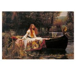 John W. Waterhouse 1888 The Lady of Shalott