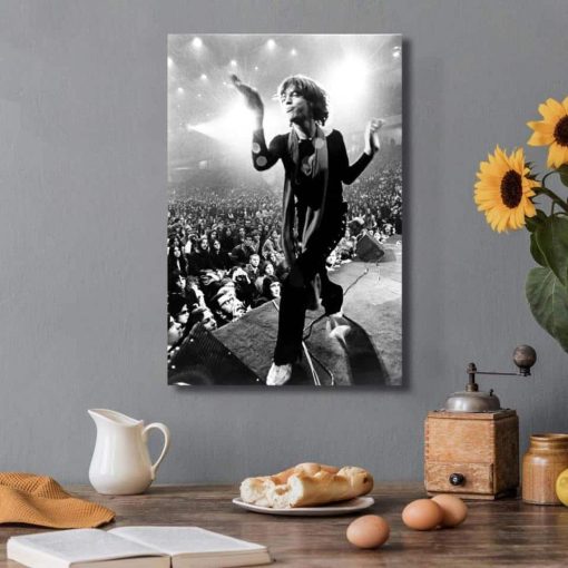 Picture and Paintings of Mick Jagger Printed on Canvas - Image 17