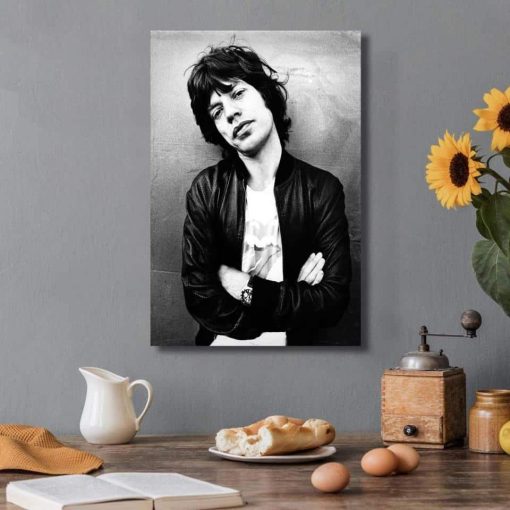 Picture and Paintings of Mick Jagger Printed on Canvas - Image 8