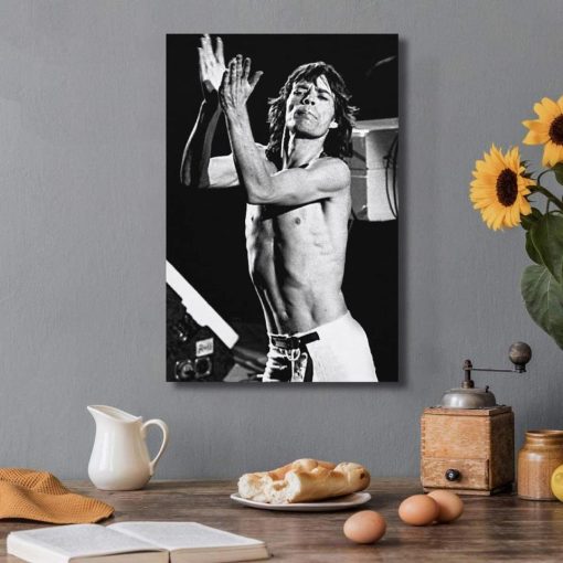 Picture and Paintings of Mick Jagger Printed on Canvas - Image 7