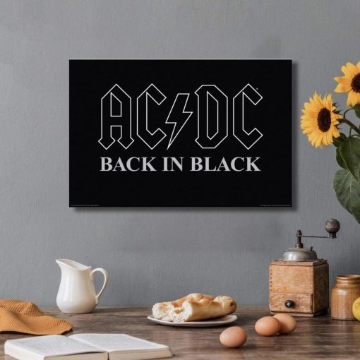 Pictures of the Australian Rock Band AC-DC Printed on Canvas - Image 16