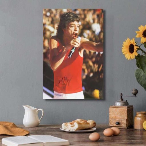 Picture and Paintings of Mick Jagger Printed on Canvas - Image 3