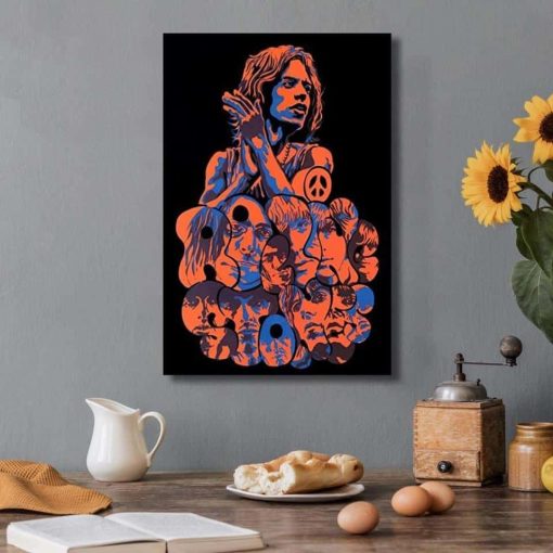 Picture and Paintings of Mick Jagger Printed on Canvas - Image 12