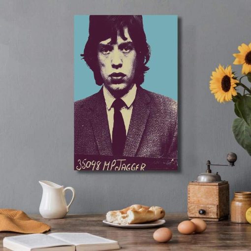 Picture and Paintings of Mick Jagger Printed on Canvas - Image 15