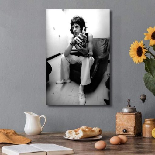 Picture and Paintings of Mick Jagger Printed on Canvas - Image 11