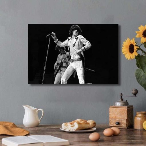 Picture and Paintings of Mick Jagger Printed on Canvas - Image 4