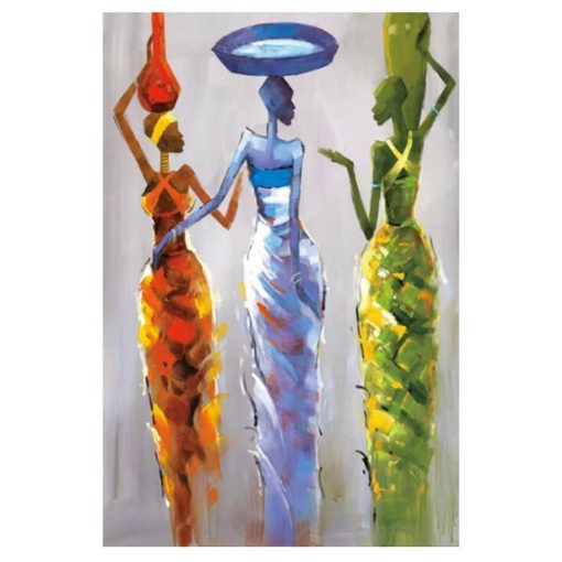 African Women Artwork Printed on Canvas - Image 3