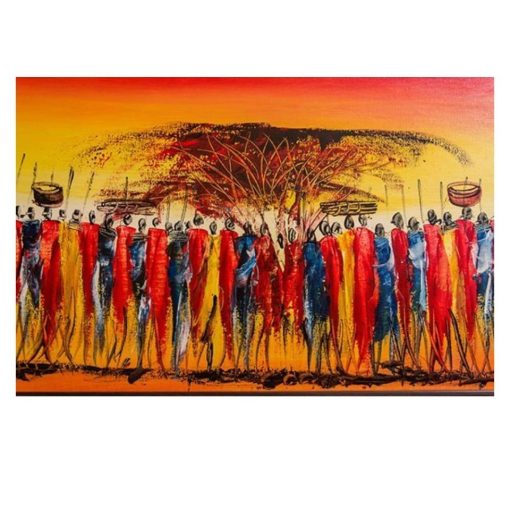 African Women Artwork Printed on Canvas - Image 7