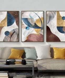 Abstract Canvas Painting Printed on Canvas