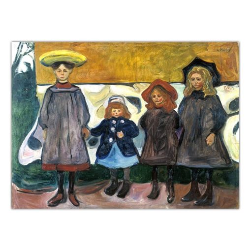 Great Paintings by Edvard Munch Printed on Canvas - Image 11