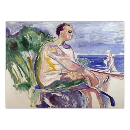 Great Paintings by Edvard Munch Printed on Canvas - Image 3