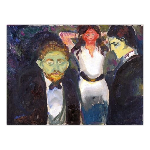 Great Paintings by Edvard Munch Printed on Canvas - Image 8