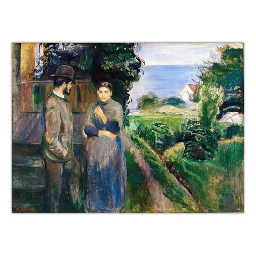 Great Paintings by Edvard Munch Printed on Canvas - Image 10