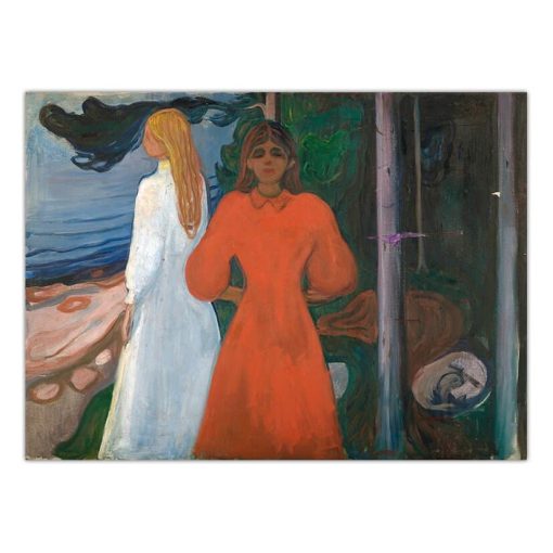 Great Paintings by Edvard Munch Printed on Canvas - Image 6