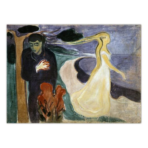 Great Paintings by Edvard Munch Printed on Canvas - Image 4