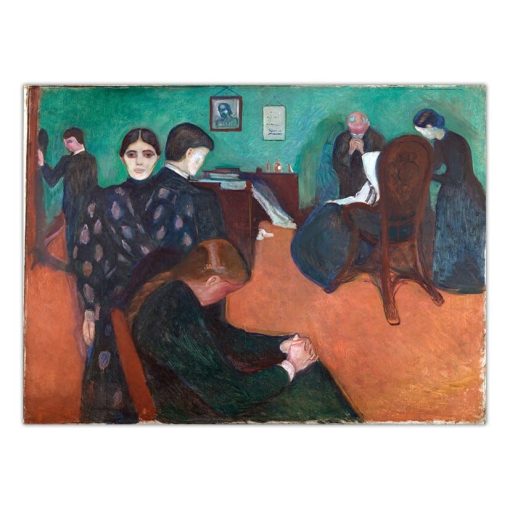 Great Paintings by Edvard Munch Printed on Canvas - Image 7