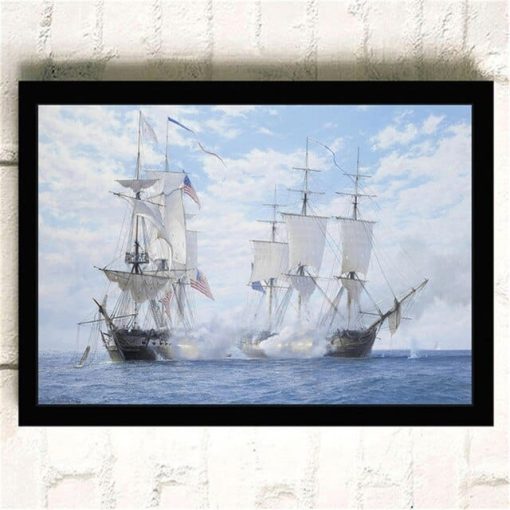 Sailing Ships Sail In The Waves Artworks Printed on Canvas - Image 5