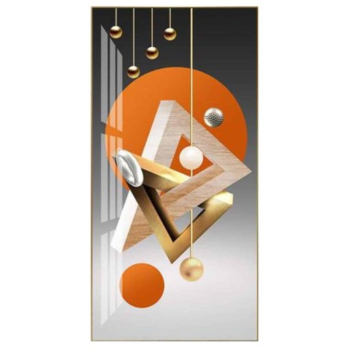 Abstract Geometric Canvas Artwork Printed on Canvas - Image 8