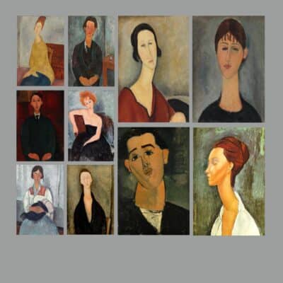 Paintings by Amedeo Modigliani Printed on Canvas