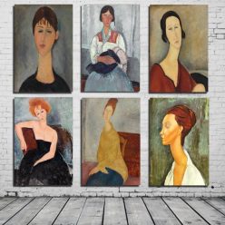 Paintings by Amedeo Modigliani Printed on Canvas