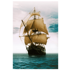 Sailing and Pirate Ships Artworks Printed on Canvas