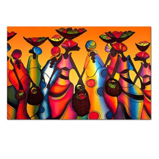 African Women Artwork Printed on Canvas - Image 9