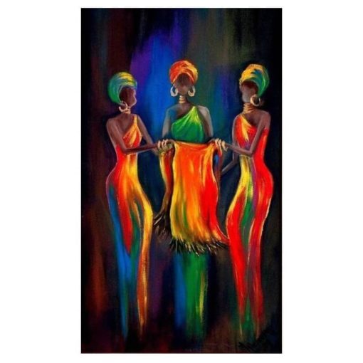 African Women Artwork Printed on Canvas - Image 6